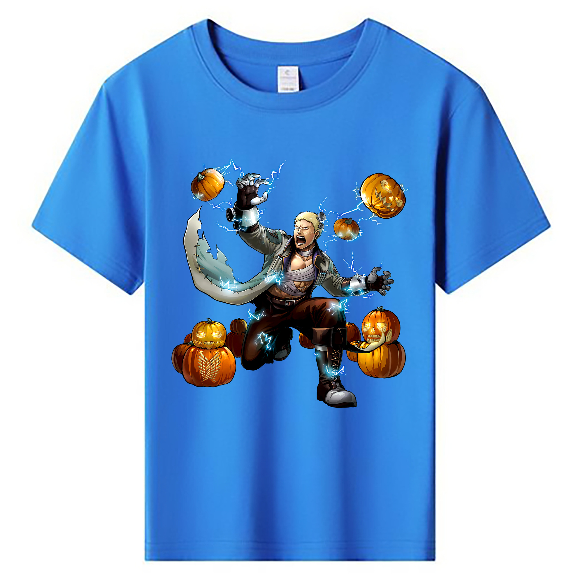 （画像用） 進撃の巨人 ライナー・ブラウン Attack on Titan Reiner Braun 綿100％キッズTシャツ（フロントプリント）